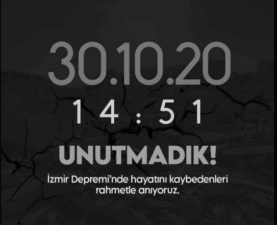 30 Ekim İzmir Depremi Mesajları